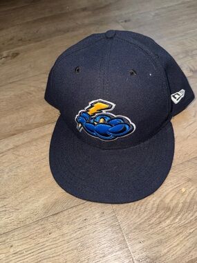 New Era Navy Blue Cap with Lightning Cloud Patch